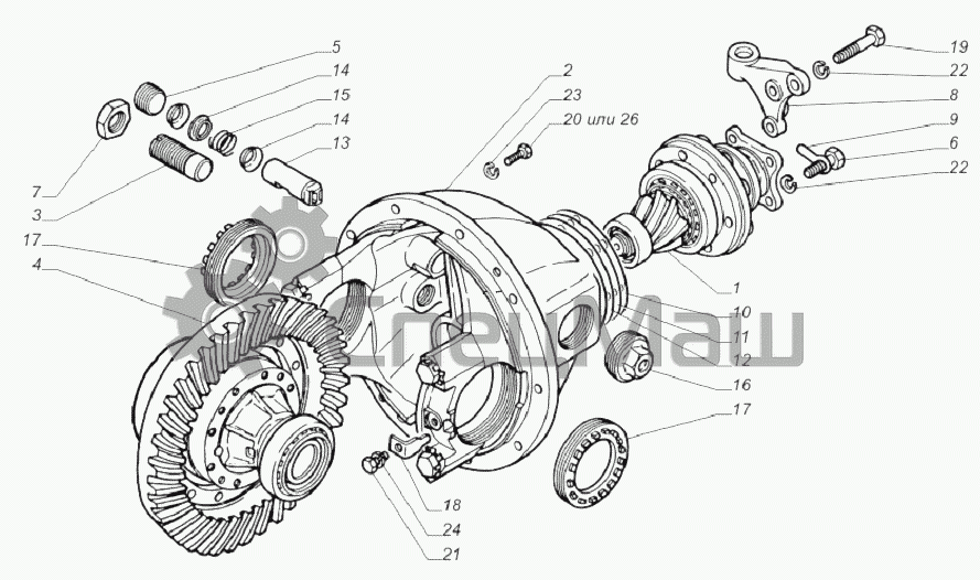 Схема газ 33081 дизель