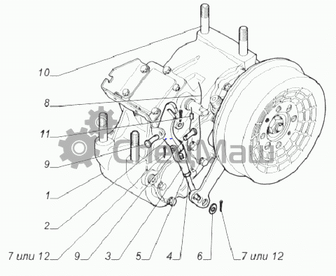 Схема газ 33081