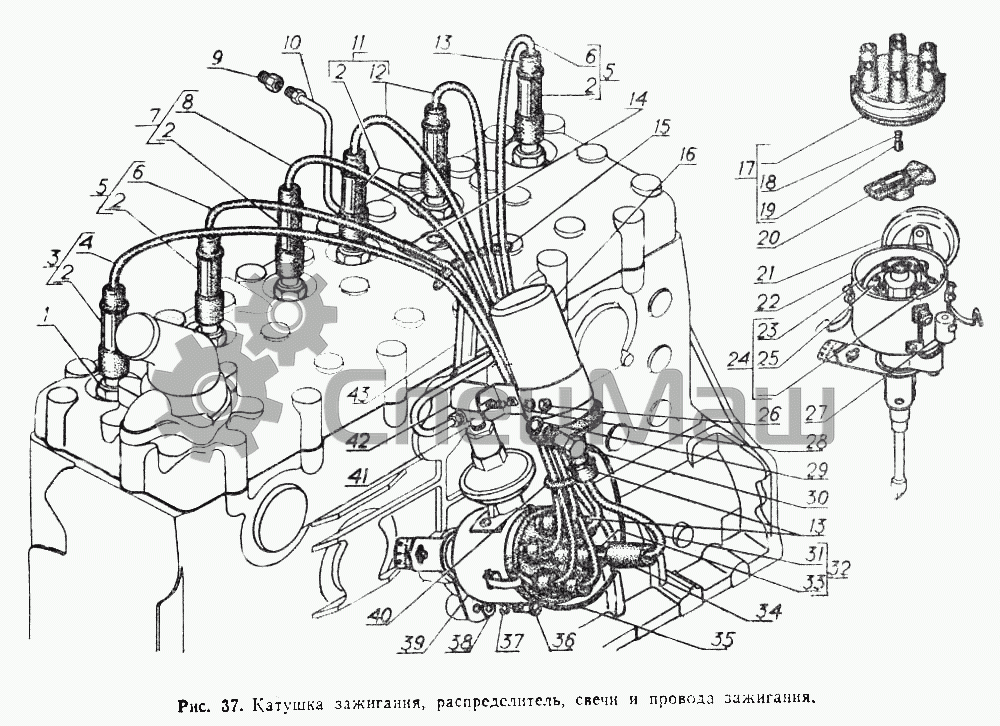 Схема газ 52. Система зажигания ГАЗ 52 6 цилиндров. Катушка зажигания ГАЗ 52 6 цилиндров. Провода трамблера ГАЗ 53. Порядок зажигания ГАЗ 52 6 цилиндров.