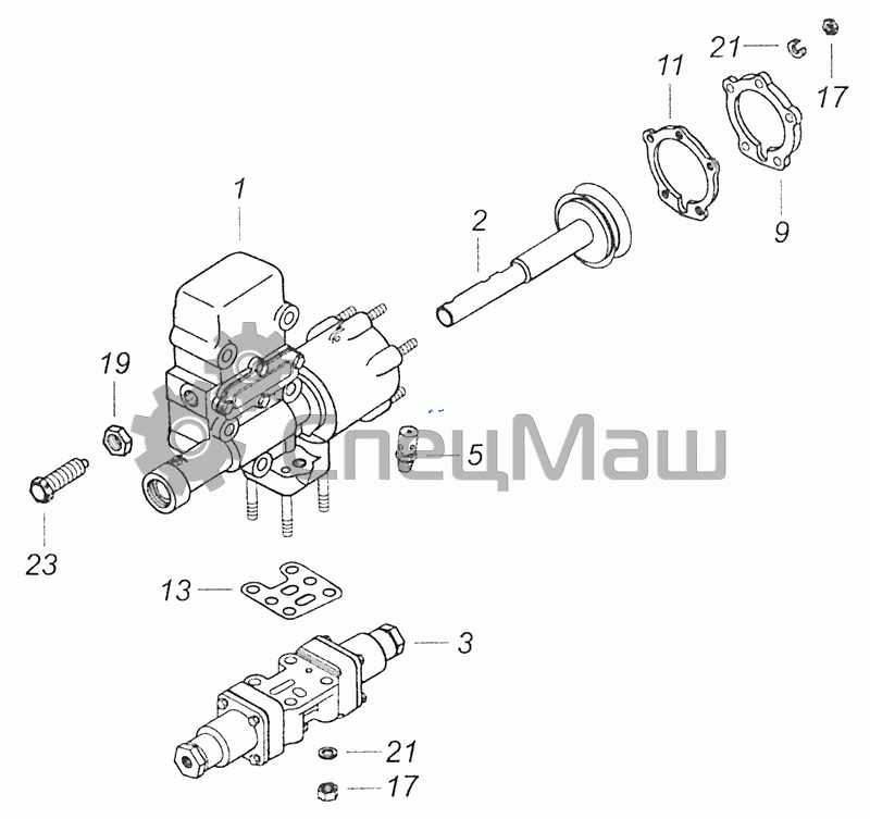 Переключение делителя камаз схема