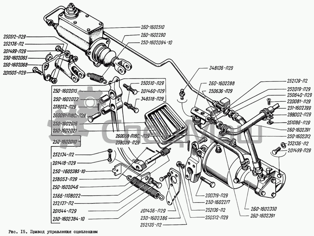 Краз 260 схемы