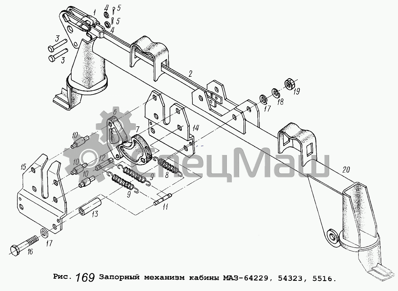 Маз 5516 схема