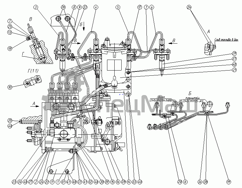 Д 245 схема. Схема подключения ТНВД Д 245 евро 2. Топливная система ММЗ 245. Топливная система ГАЗ 3309 Д 245. Топливопровод д245 е2.
