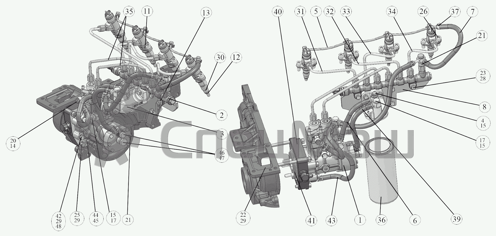 Схема подключения тнвд д 245