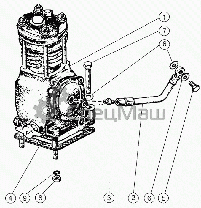 Компрессор мтз 82 схема