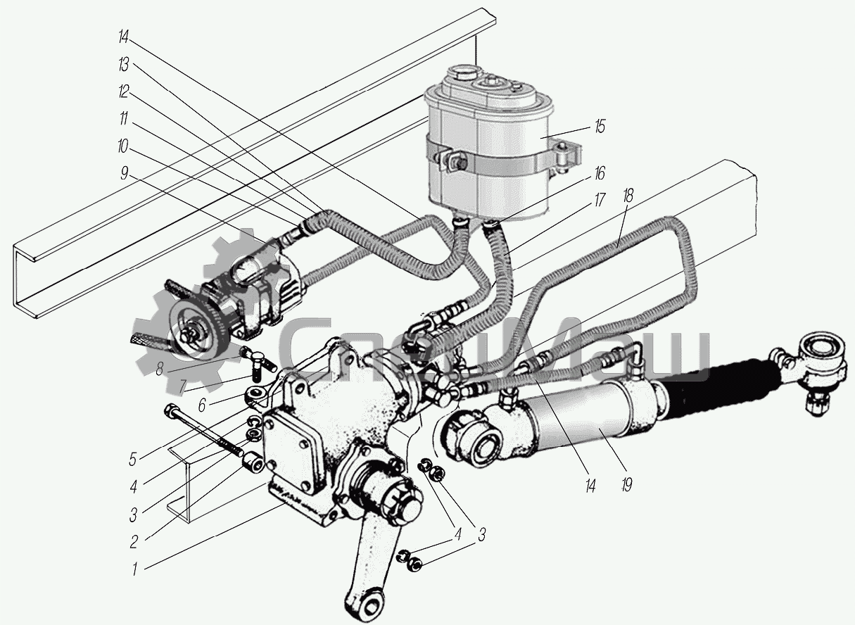 Тормозная система урал 4320 схема