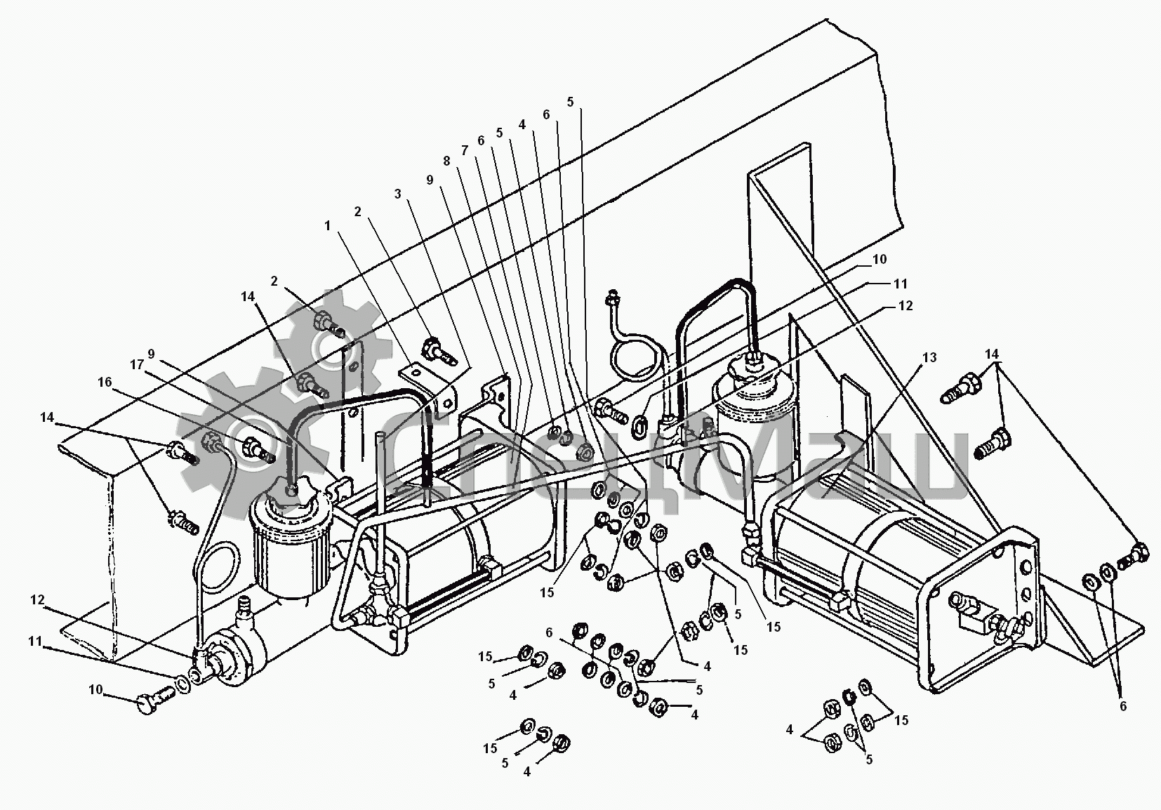 тормозная пневмосистема урал 4320. воздух урал 4320. воздух урал 4320. тормозной клапан урал 4320. тормозная система урал 4320.