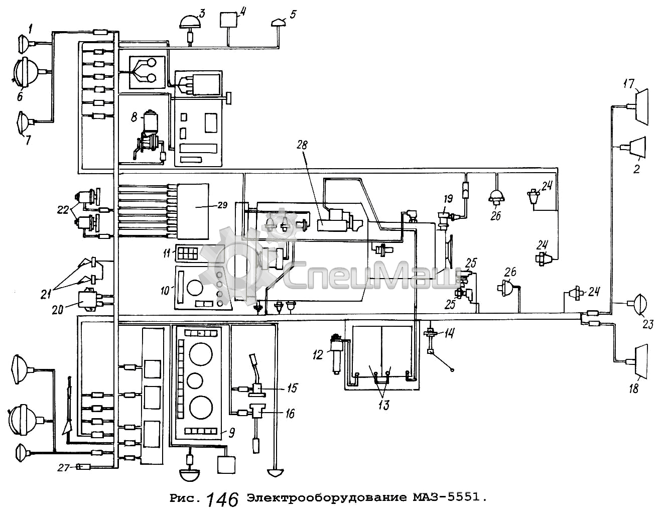Электросхема для МАЗ | новости СпецМаш