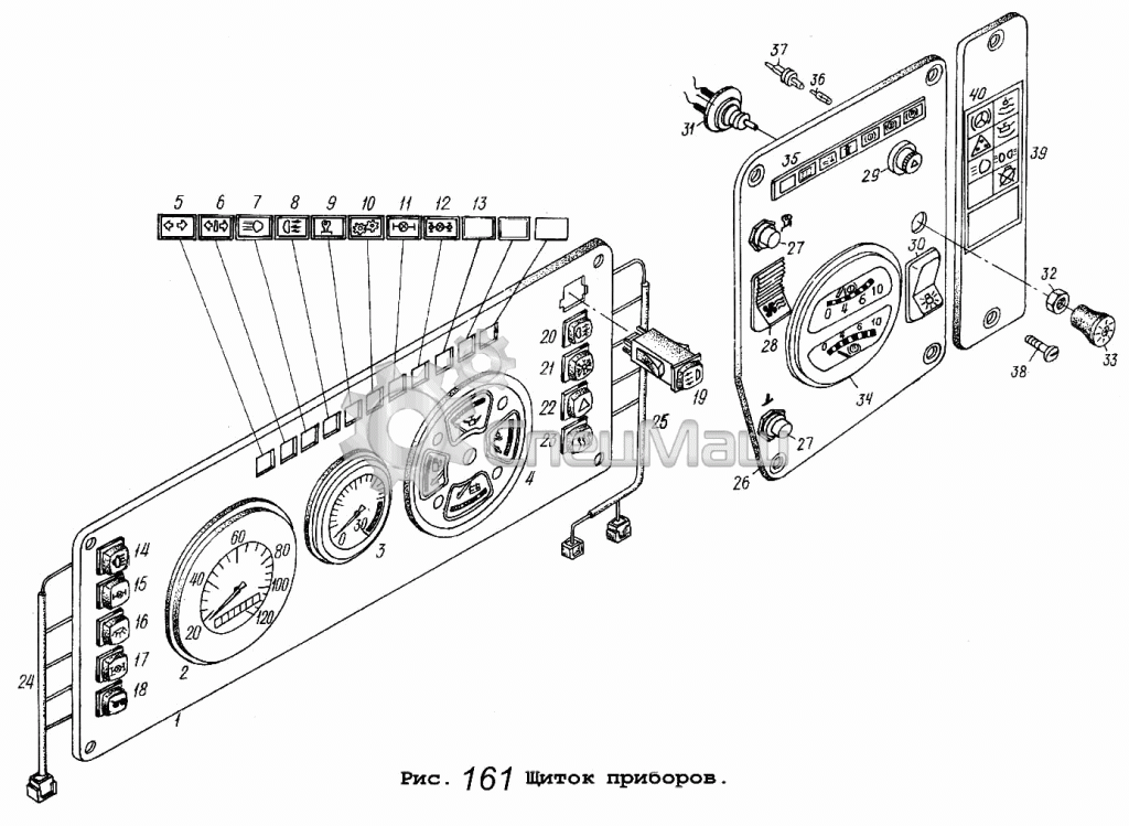 Схема электрооборудования для МАЗ | новости СпецМаш