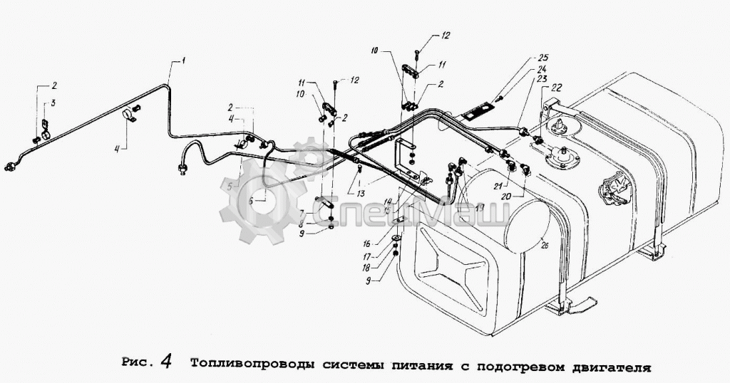 бак топливный маз бак топливный маз